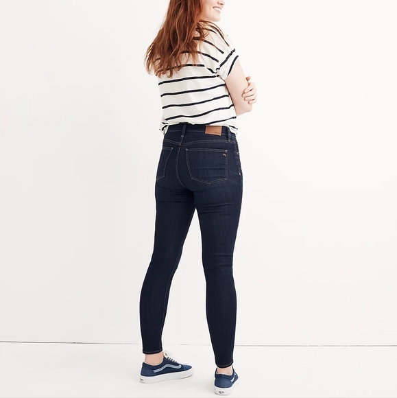 Madewell 9" Mid-Rise Skinny Jeans TENCEL Denim Edition F8990 - Picture 3 of 12